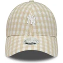 mutsid-kumer-beez-reguleeritav-9forty-gingham-new-york-yankees-mlb-new-era