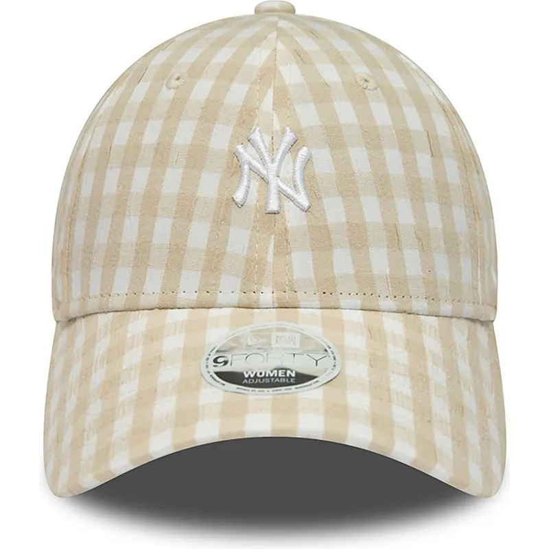 mutsid-kumer-beez-reguleeritav-9forty-gingham-new-york-yankees-mlb-new-era