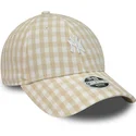 mutsid-kumer-beez-reguleeritav-9forty-gingham-new-york-yankees-mlb-new-era