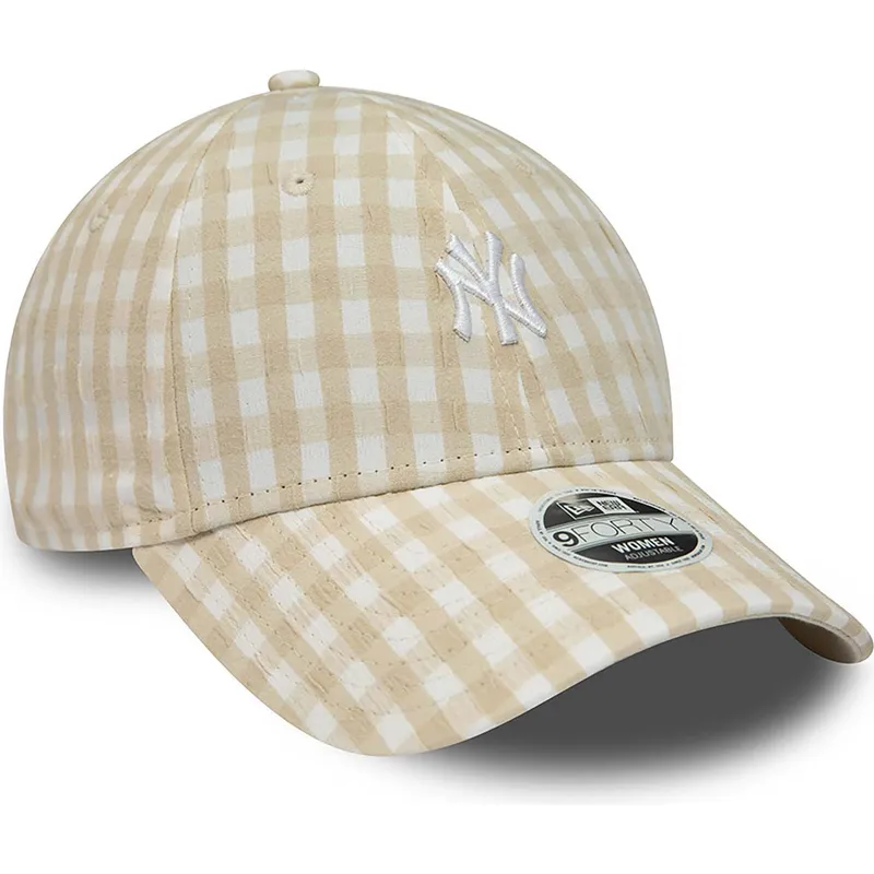 mutsid-kumer-beez-reguleeritav-9forty-gingham-new-york-yankees-mlb-new-era
