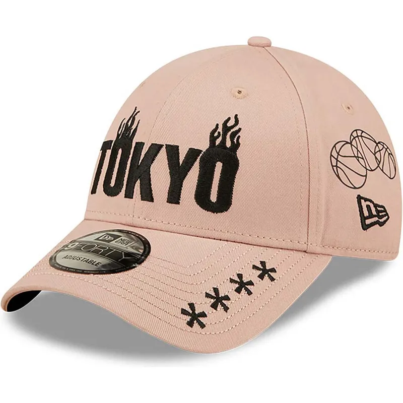 mutsid-kumer-roosa-reguleeritav-tokyo-9forty-graphic-new-era