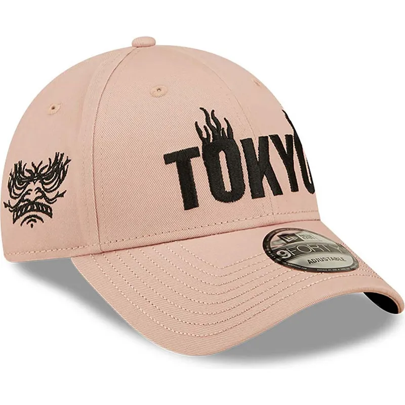 mutsid-kumer-roosa-reguleeritav-tokyo-9forty-graphic-new-era