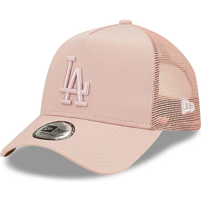 mutsid-kumer-roosa-snapback-a-frame-tonal-mesh-los-angeles-dodgers-mlb-new-era