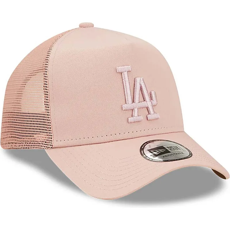 mutsid-kumer-roosa-snapback-a-frame-tonal-mesh-los-angeles-dodgers-mlb-new-era