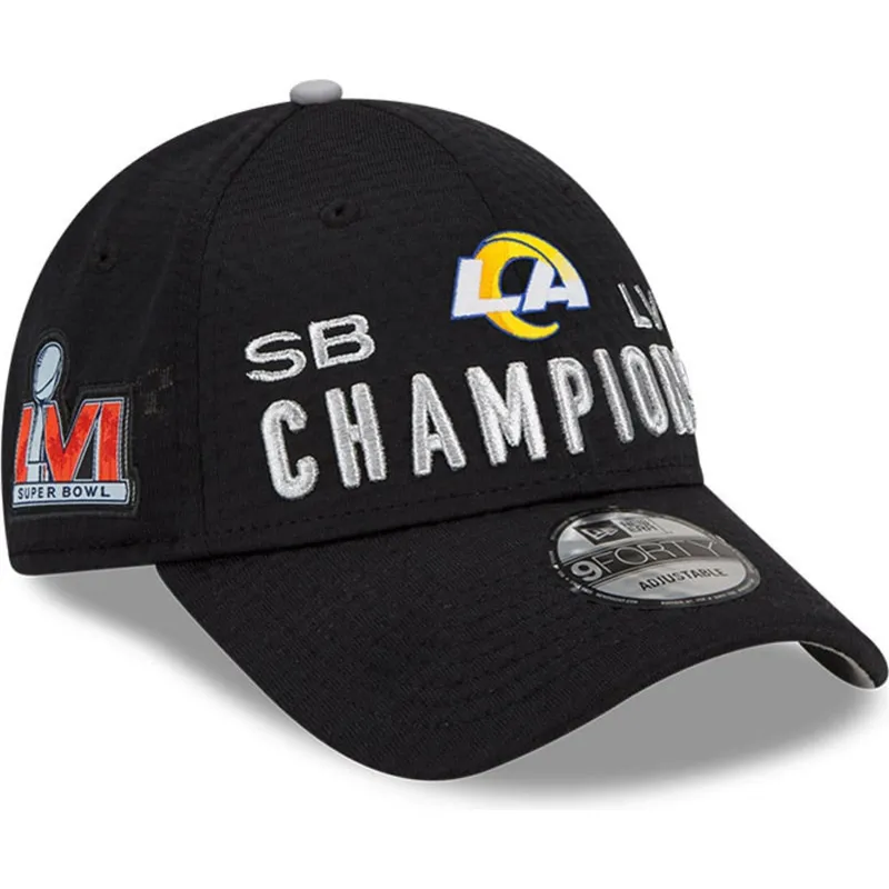 mutsid-kumer-must-reguleeritav-rihm-9forty-super-bowl-champions-lvi-2022-los-angeles-rams-nfl-new-era