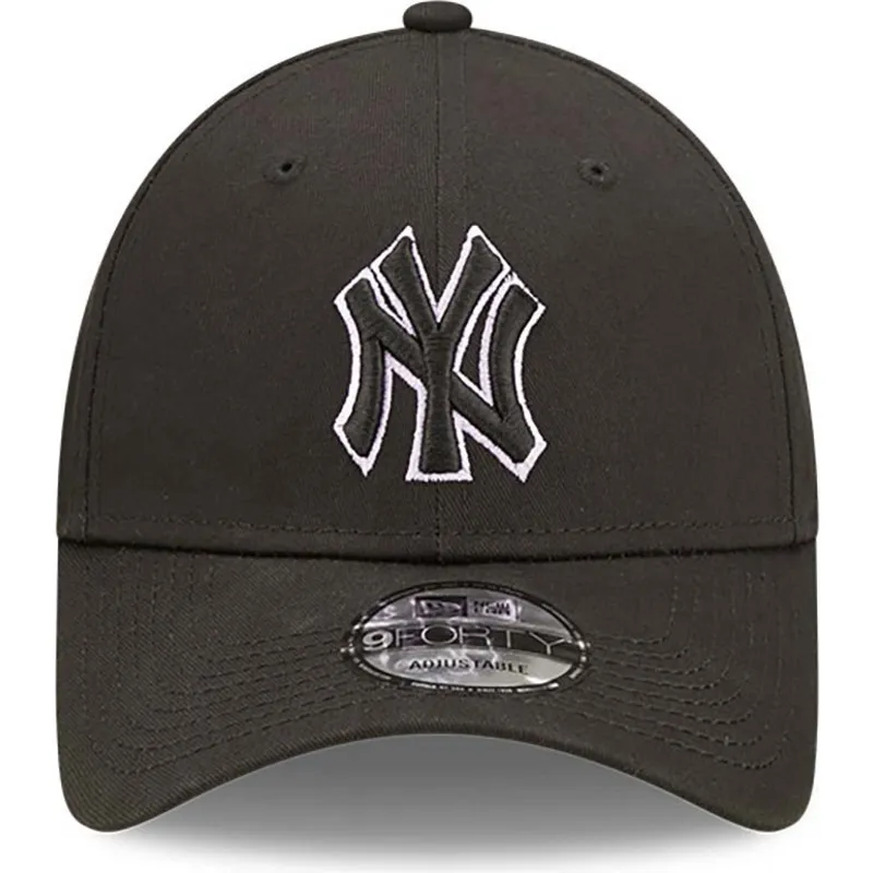 mutsid-kumer-must-reguleeritav-9forty-team-outline-new-york-yankees-mlb-new-era