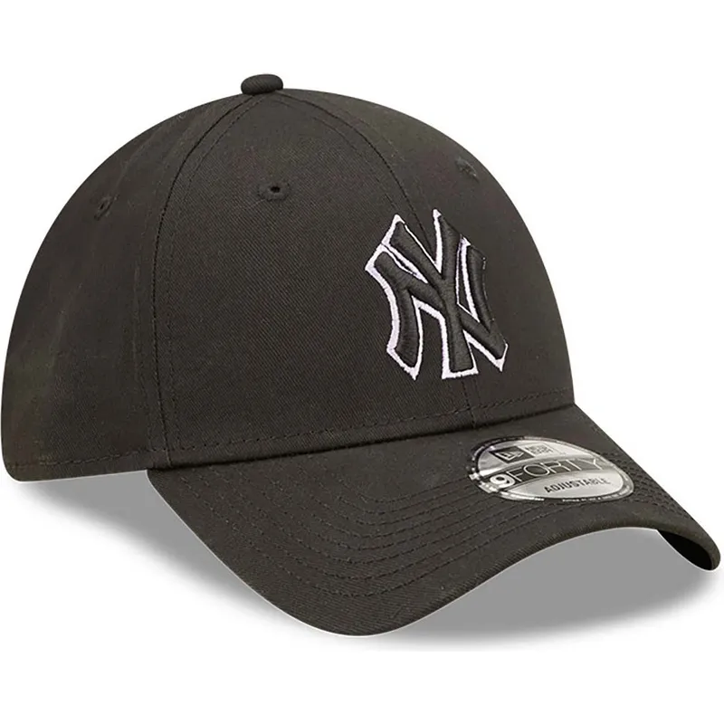 mutsid-kumer-must-reguleeritav-9forty-team-outline-new-york-yankees-mlb-new-era