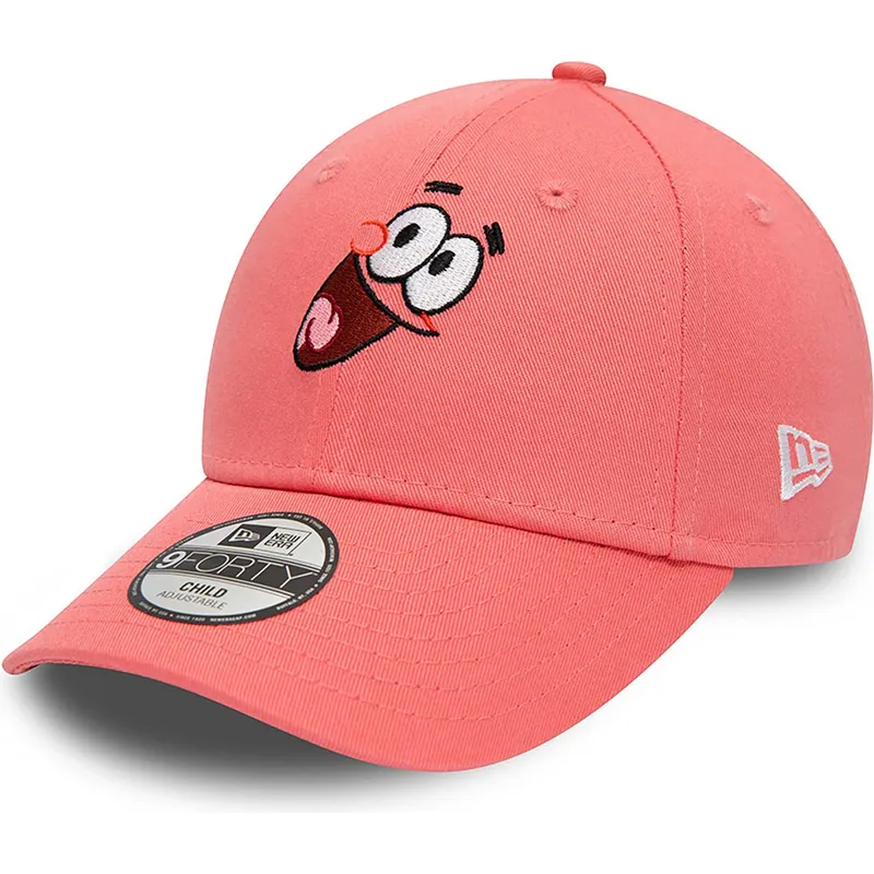 mutsid-kumer-roosa-reguleeritav-lastele-9forty-spongebob-ja-patrick-taht-new-era