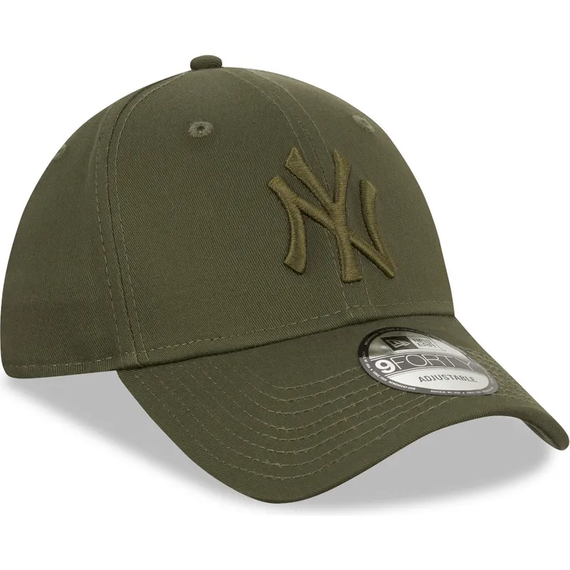 mutsid-kumer-roheline-snapback-9forty-league-essential-new-york-yankees-mlb-new-era