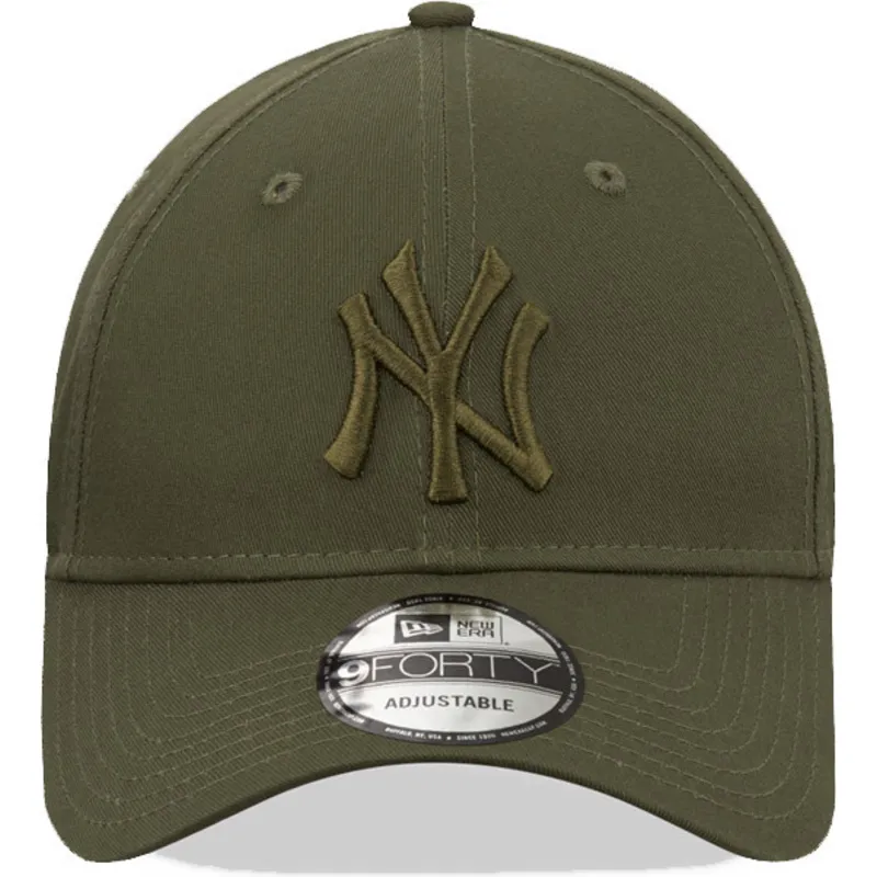 mutsid-kumer-roheline-snapback-9forty-league-essential-new-york-yankees-mlb-new-era