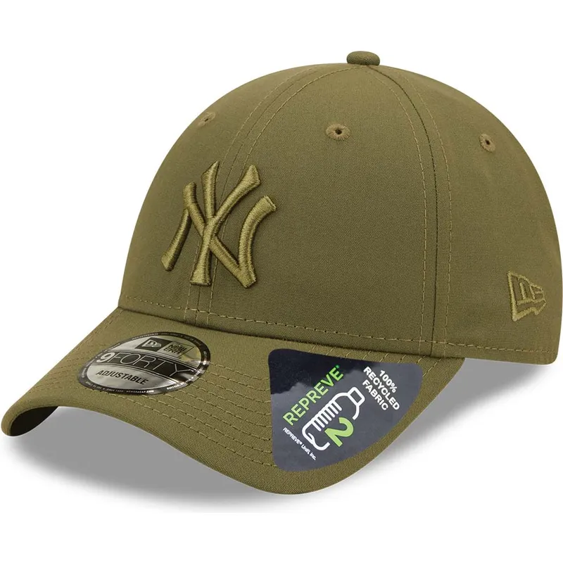 mutsid-kumer-roheline-snapback-9forty-repreve-new-york-yankees-mlb-new-era
