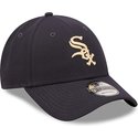 new-era-curved-brim-9forty-repreve-chicago-white-sox-mlb-navy-blue-adjustable-cap