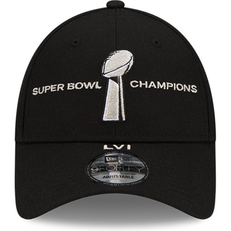 new-era-curved-brim-9forty-parade-super-bowl-champions-lvi-2022-los-angeles-rams-nfl-black-snapback-cap