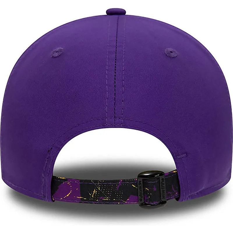mutsid-kumer-violetne-reguleeritav-9forty-print-infill-los-angeles-lakers-nba-new-era
