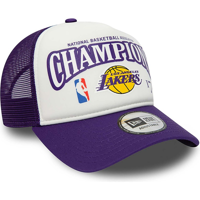new-era-a-frame-league-champions-los-angeles-lakers-nba-purple-and-white-trucker-hat