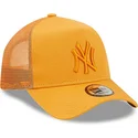 mutsid-kumer-oranz-snapback-a-frame-tonal-mesh-new-york-yankees-mlb-new-era