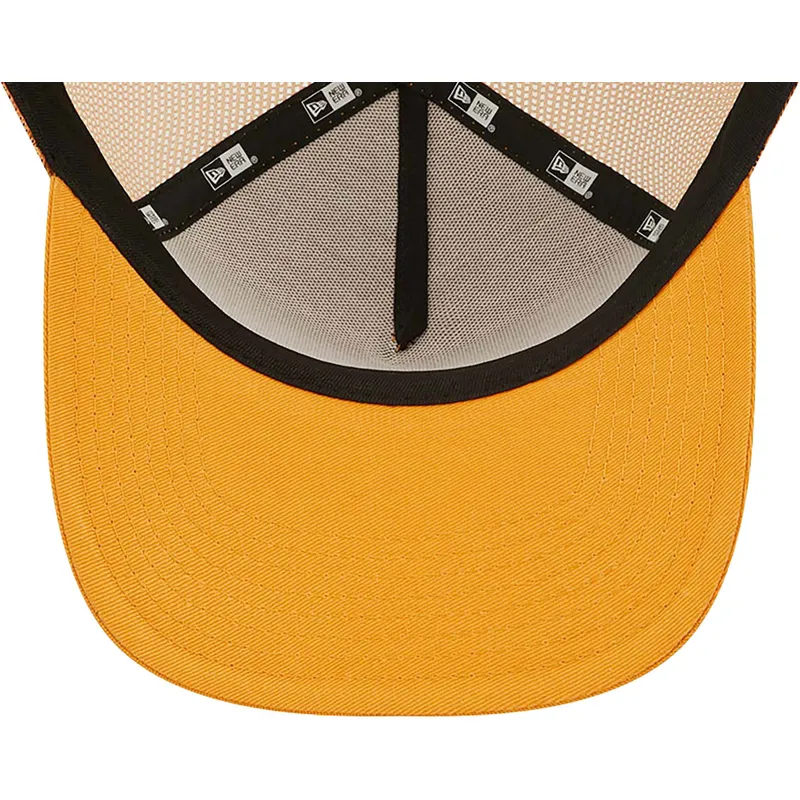 mutsid-kumer-oranz-snapback-a-frame-tonal-mesh-new-york-yankees-mlb-new-era