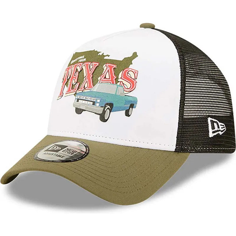 mutsid-kumer-roheline-snapback-texas-a-frame-us-state-wordmark-new-era