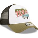 new-era-texas-a-frame-us-state-wordmark-green-white-and-black-trucker-hat