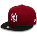mutsid-lame-punane-snapback-9fifty-colour-block-new-york-yankees-mlb-new-era