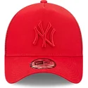 mutsid-kumer-punane-snapback-a-frame-tonal-mesh-new-york-yankees-mlb-new-era