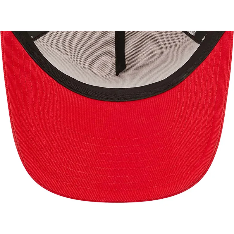 cap-kumer-red-snapback-a-frame-tonal-mesh-new-york-yankees-mlb-new-era