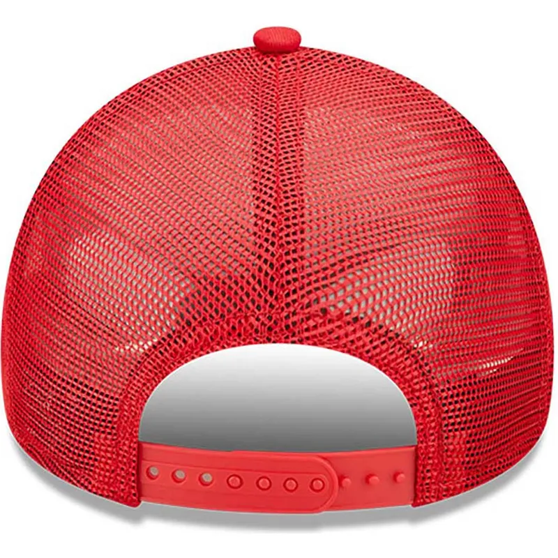 cap-kumer-red-snapback-a-frame-tonal-mesh-new-york-yankees-mlb-new-era