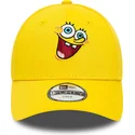 mutsid-kumer-kollane-reguleeritav-lastele-9forty-spongebob-new-era