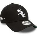 mutsid-kumer-must-reguleeritav-9forty-team-side-patch-chicago-white-sox-mlb-new-era