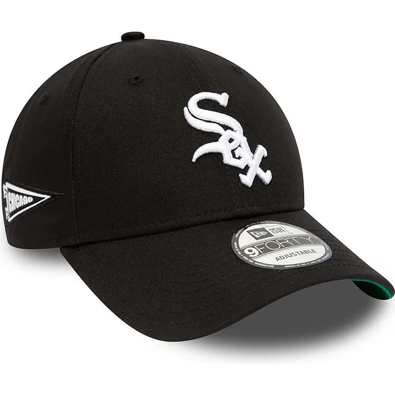 mutsid-kumer-must-reguleeritav-9forty-team-side-patch-chicago-white-sox-mlb-new-era