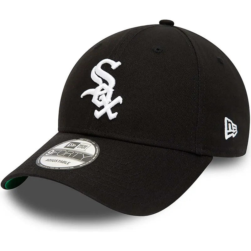 mutsid-kumer-must-reguleeritav-9forty-team-side-patch-chicago-white-sox-mlb-new-era