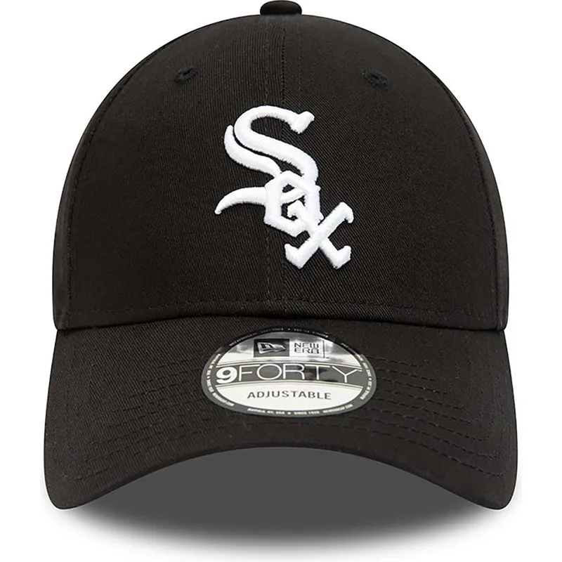mutsid-kumer-must-reguleeritav-9forty-team-side-patch-chicago-white-sox-mlb-new-era