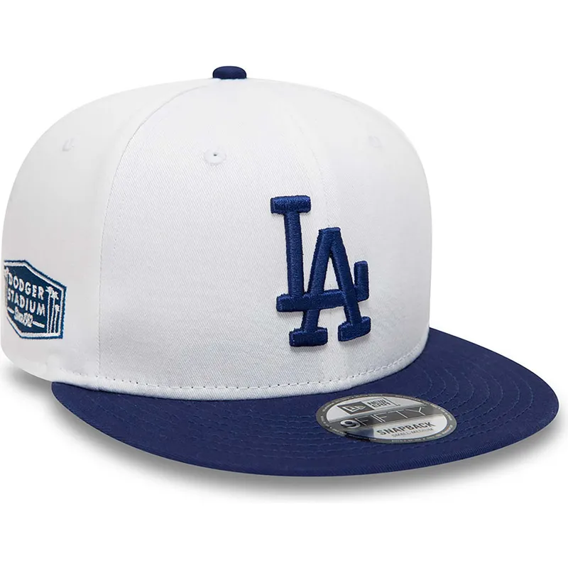 mutsid-lame-valge-snapback-9fifty-crown-patches-los-angeles-dodgers-mlb-new-era