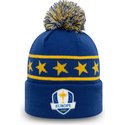 new-era-cuff-sunday-bobble-ryder-cup-europe-blue-and-yellow-beanie-with-pompom