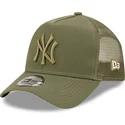 mutsid-kumer-roheline-snapback-a-frame-tonal-mesh-new-york-yankees-mlb-new-era