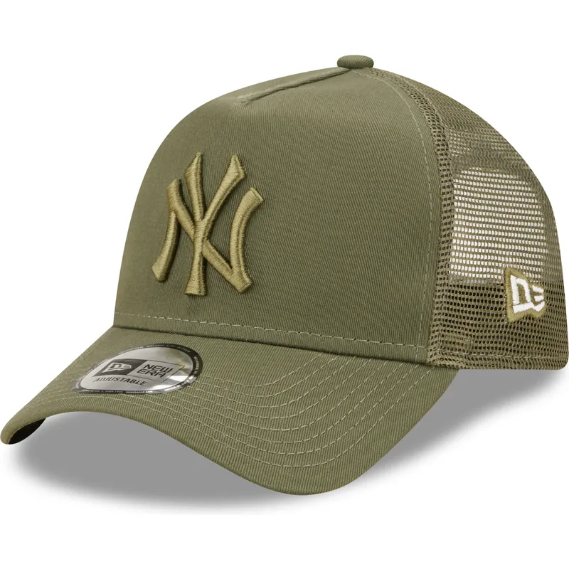 mutsid-kumer-roheline-snapback-a-frame-tonal-mesh-new-york-yankees-mlb-new-era