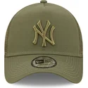 mutsid-kumer-roheline-snapback-a-frame-tonal-mesh-new-york-yankees-mlb-new-era