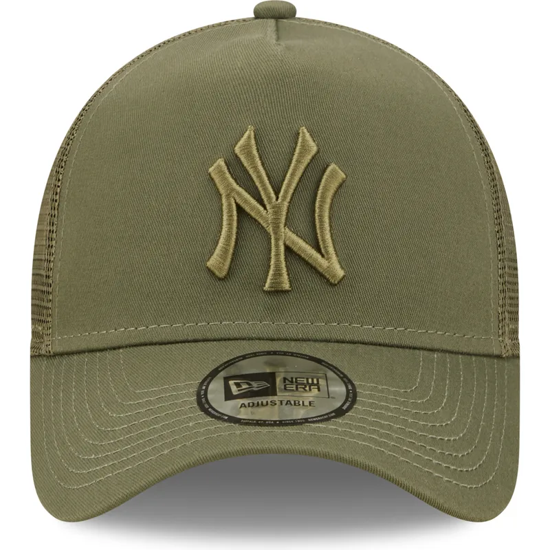 mutsid-kumer-roheline-snapback-a-frame-tonal-mesh-new-york-yankees-mlb-new-era