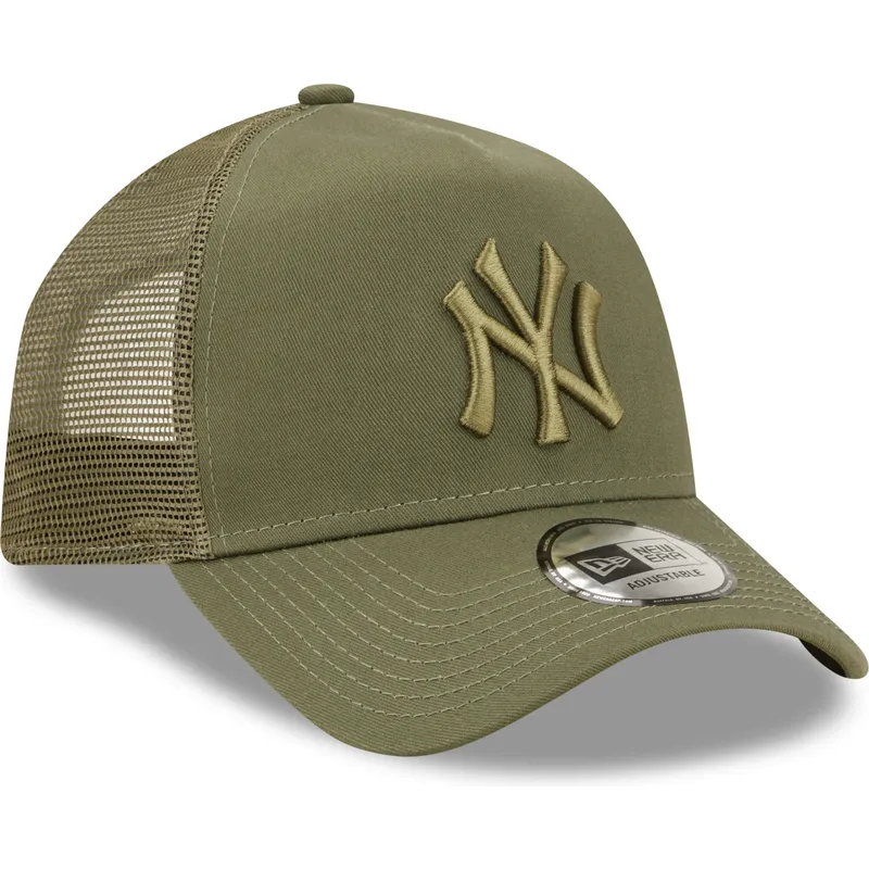 mutsid-kumer-roheline-snapback-a-frame-tonal-mesh-new-york-yankees-mlb-new-era
