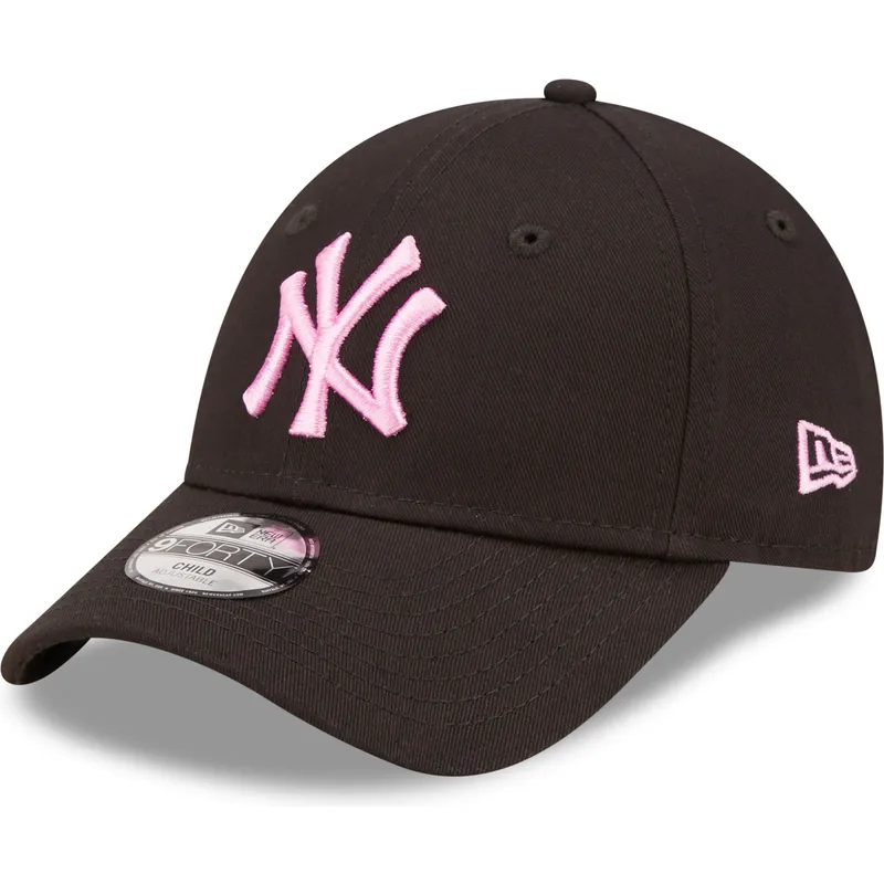 mutsid-kumer-must-reguleeritav-lastele-rosa-9forty-league-essential-new-york-yankees-mlb-new-era