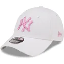 mutsid-kumer-valge-reguleeritav-lastele-rosa-9forty-league-essential-new-york-yankees-mlb-new-era