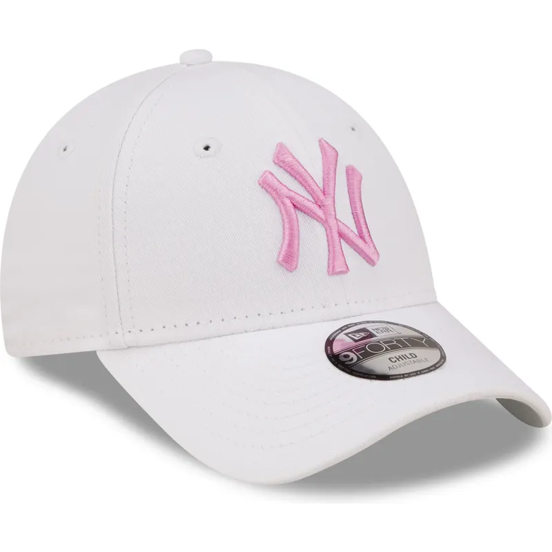 mutsid-kumer-valge-reguleeritav-lastele-rosa-9forty-league-essential-new-york-yankees-mlb-new-era