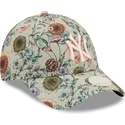 mutsid-kumer-beez-reguleeritav-9forty-all-over-print-floral-new-york-yankees-mlb-new-era