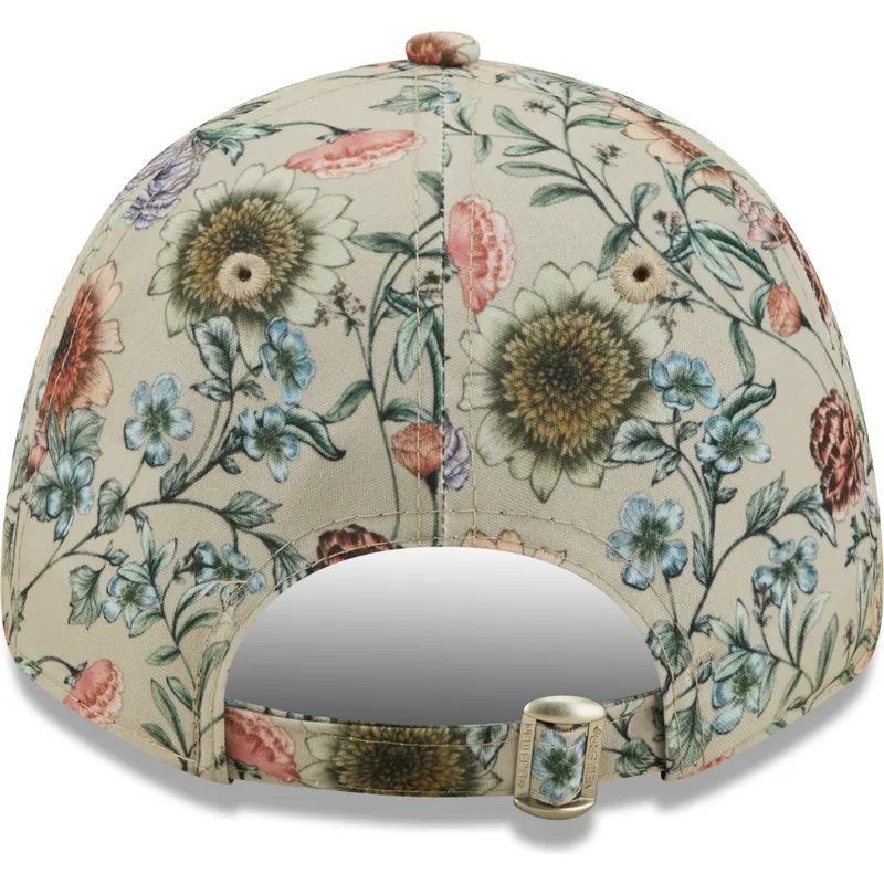 mutsid-kumer-beez-reguleeritav-9forty-all-over-print-floral-new-york-yankees-mlb-new-era