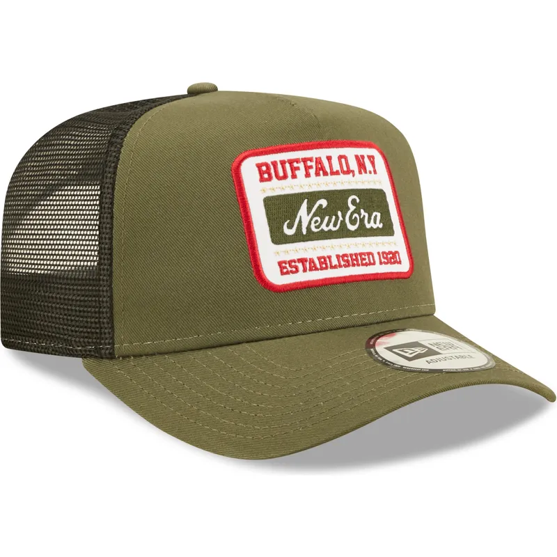 mutsid-kumer-roheline-snapback-buffalo-new-york-a-frame-state-patch-new-era