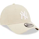 mutsid-kumer-beez-reguleeritav-9forty-linen-new-york-yankees-mlb-new-era