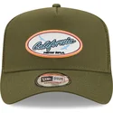 mutsid-kumer-roheline-snapback-california-a-frame-oval-state-new-era