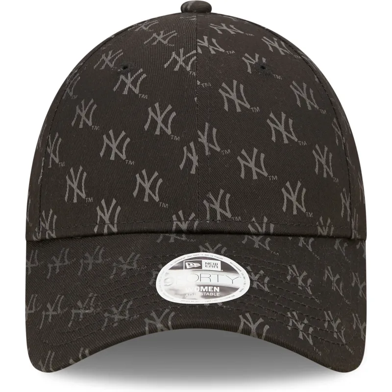 mutsid-kumer-must-reguleeritav-9forty-monogram-new-york-yankees-mlb-new-era