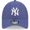 mutsid-kumer-sinine-reguleeritav-9forty-linen-new-york-yankees-mlb-new-era