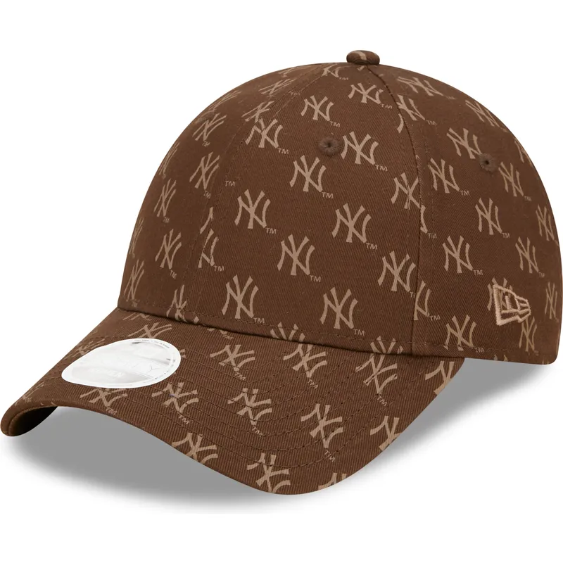 mutsid-kumer-pruun-reguleeritav-9forty-monogram-new-york-yankees-mlb-new-era